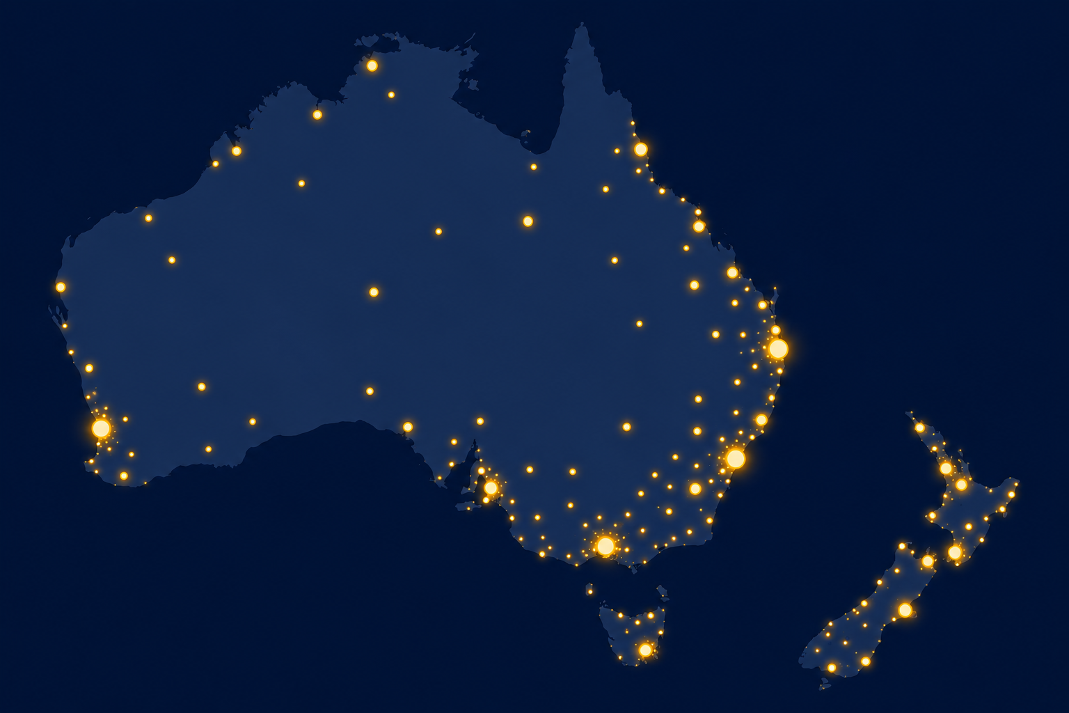 Launch across 100+ locations